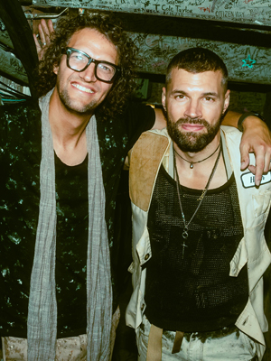 A headshot of Luke and Joel Smallbone, the brothers who form the band known as "for KING & COUNTRY"