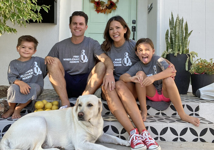 The Felix family raises funds to provide wheelchairs